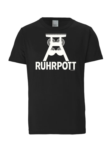 Logoshirt T-Shirts Ruhrpott in schwarz