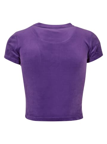 Urban Classics Urban Classics Damen Ladies Short Velvet Tee in realviolet