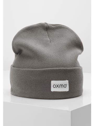 Oxmo Beanie OXBiene 21300548-ME Strickmütze mit Logobadge in Grau