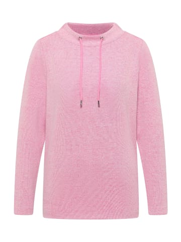 Cecil Melange Rib Funnel Neck in Dark Blossom Melange
