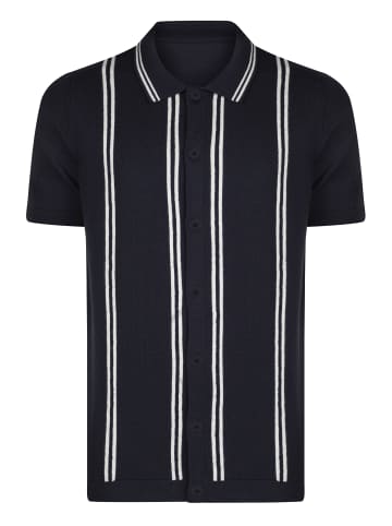 Felix Hardy Hemd Kurzarm Gestreift in navy