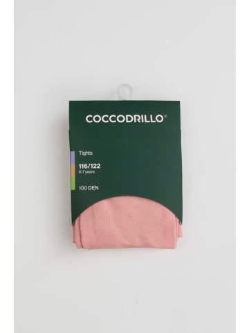 Coccodrillo Strumpfhose in gedämpftes Rosa