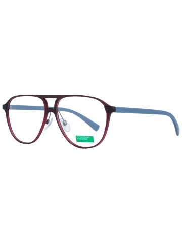 Benetton Herren Optische Fassungen Aviator Burgunder