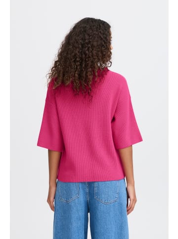 ICHI Strickpullover IHBOSTON Baggy fit in Pink Yarrow