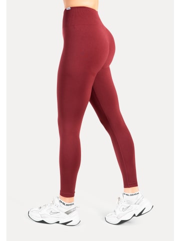 SMILODOX Leggings Adrielle Pocket Seamless in Bordeaux