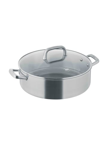 Berndes Servierpfanne mit Glasdeckel - Tricion Resist b.nature in poliert