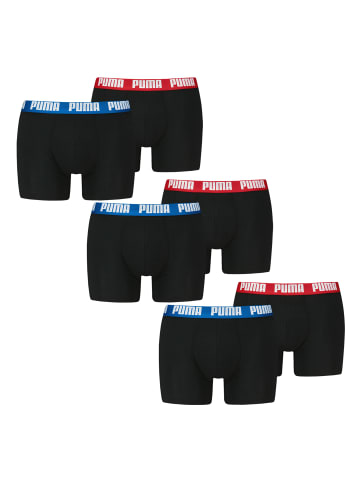 Puma 6er Pack Boxers in Schwarz