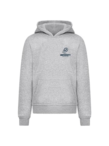 F4NT4STIC Hoodie University Soccer Club Classic Minimalist in grau meliert