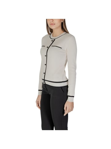 Morgan de Toi Creme Viskose Strickjacke