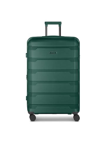 D&N South Dakota 4 Rollen Trolley L 76 cm mit Dehnfalte in olive