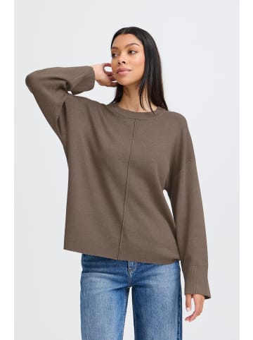 b. young Strickpullover BYMMORLA Loose fit in Walnut Melange