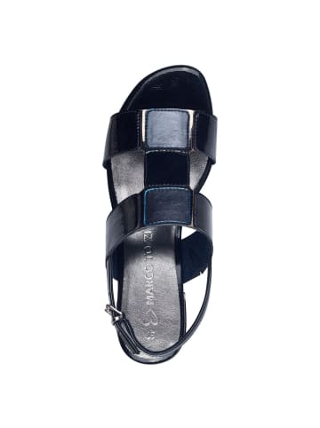 Marco Tozzi Sandale in NAVY PATEN