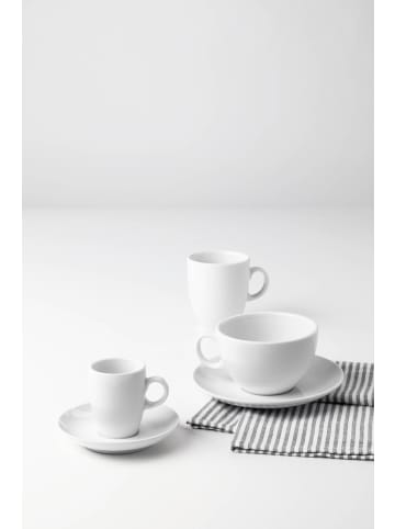 Seltmann Weiden 6er Set Espressotassen mit Untertassen VIP. in 90 ml in weiß