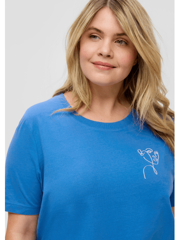 s.Oliver T-Shirt kurzarm in Blau