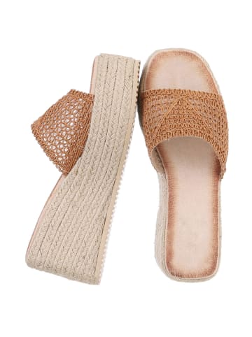 Ital-Design Sandale & Sandalette in Camel