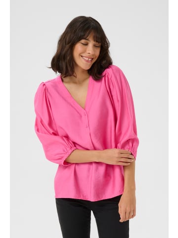 Kaffe Langarm-Bluse KAlui in Azalea Pink CC