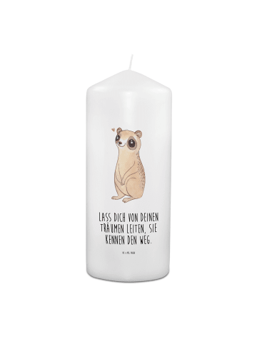 Mr. & Mrs. Panda Kondolenzkerze Plumplori Glücklich mit Spruch in Weiß