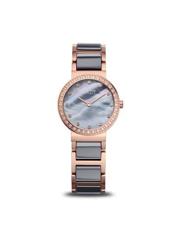 Bering Armbanduhr Ceramic Silber, rosegold in rosa