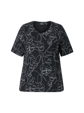 Ulla Popken Shirt in schwarz