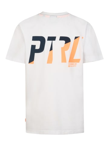 Petrol Industries Bedrucktes Jersey-T-Shirt Valle in Weiß