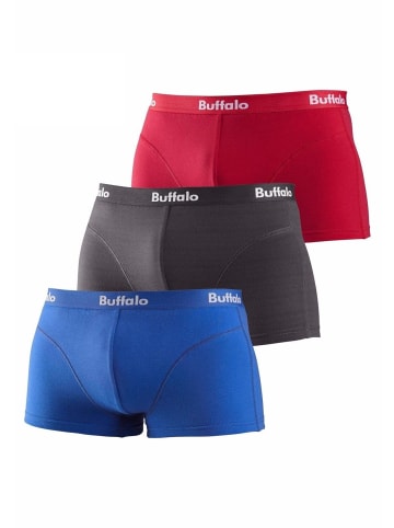 Buffalo Hipster in rot, royalblau, anthrazit