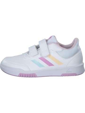adidas Sportliche Slipper in ftwr white/almost/blue/bliss l