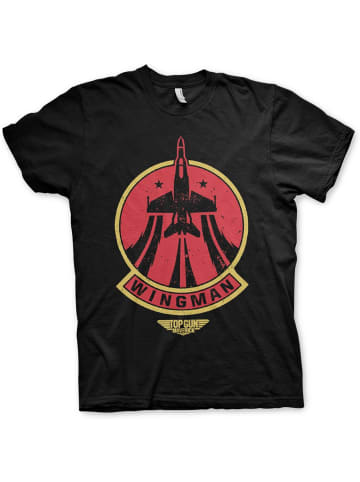 TOP GUN T-Shirt in Schwarz