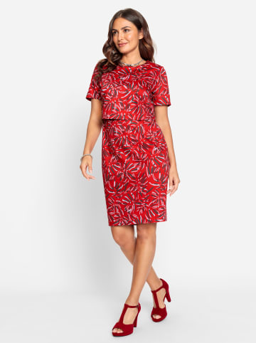 WITT WEIDEN Druckkleid in rot-graphit-bedruckt