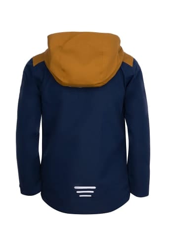 Trollkids Regenjacke "Bergen" in Bronze/Marineblau