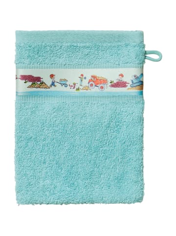 Erwin Müller Frottier Kinder-Waschhandschuh 2er-Pack in türkis