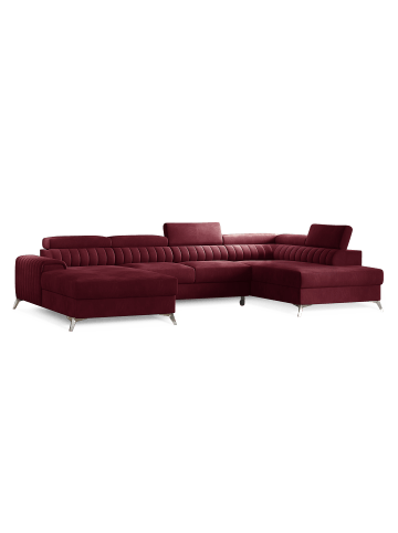 MF Design Lazy Recamiere Rechts in Tawny Port -  (L) 202 x (B) 354 x (H) 92 cm