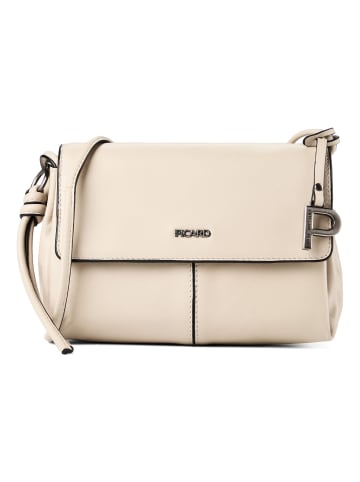 PICARD Boom Schultertasche Leder 20 cm cookie