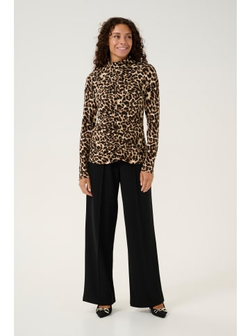 Cream Langarm-Shirt CRLeoa Feminine in Big Animal Spots