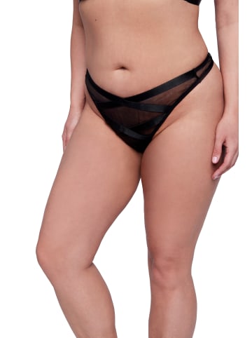 Ulla Popken String in schwarz
