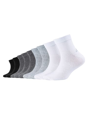 S. Oliver Socken 9er Pack in Grau/Weiß/Schwarz