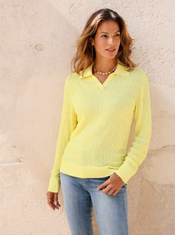 WITT WEIDEN Pullover in zitrone