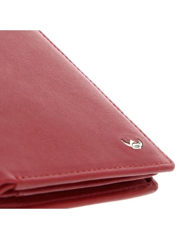 Golden Head Dublin Geldbörse RFID Schutz Leder 13 cm rot