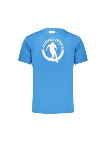 Bikkembergs Blau Herren T-Shirt aus Baumwolle