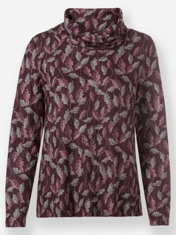 WITT WEIDEN Print-Shirt in burgund-sesam-bedruckt