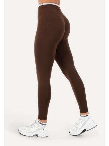SMILODOX Leggings Jorina in Braun