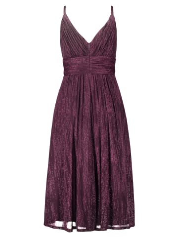 Vera Mont Abendkleid im Glitzer-Look in Shiny Aubergine