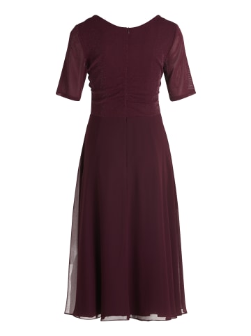Vera Mont Kleid in aubergine - 0002