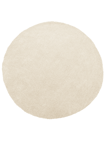 Beliani Shaggy DEMRE in Beige - (W) 140 x (H) 2 x (L) 140 cm