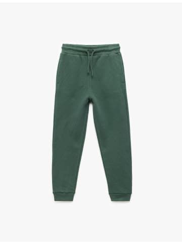 KOTON SWEAT BOTTOMS in Grün
