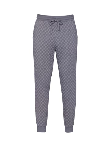 JOOP! Pyjamahose Leisure in Cornflower AOP Lava Smoke