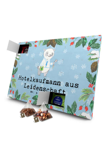 Mr. & Mrs. Panda Tee Adventskalender Hotelkaufmann Leidenschaft ... in Eisblau