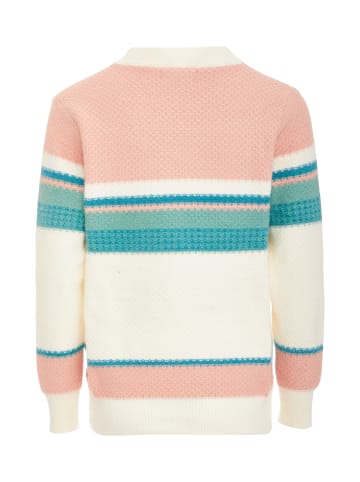 VIRITA Women Strickpullover in Rosa Mehrfarbig