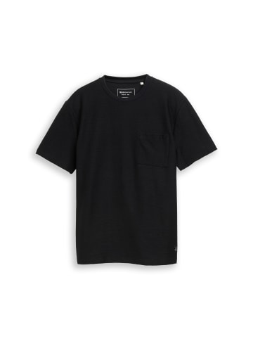 TOM TAILOR Denim T-Shirt in schwarz
