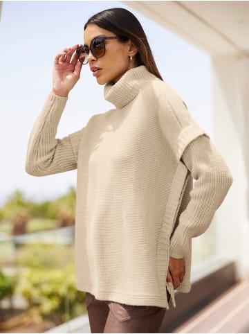 Heine Rollkragenpullover in sand-meliert