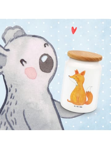 Mr. & Mrs. Panda Snackdose Einhorn Fuchs ohne Spruch in Weiß